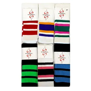 Skater Socks Striped Tube Socks