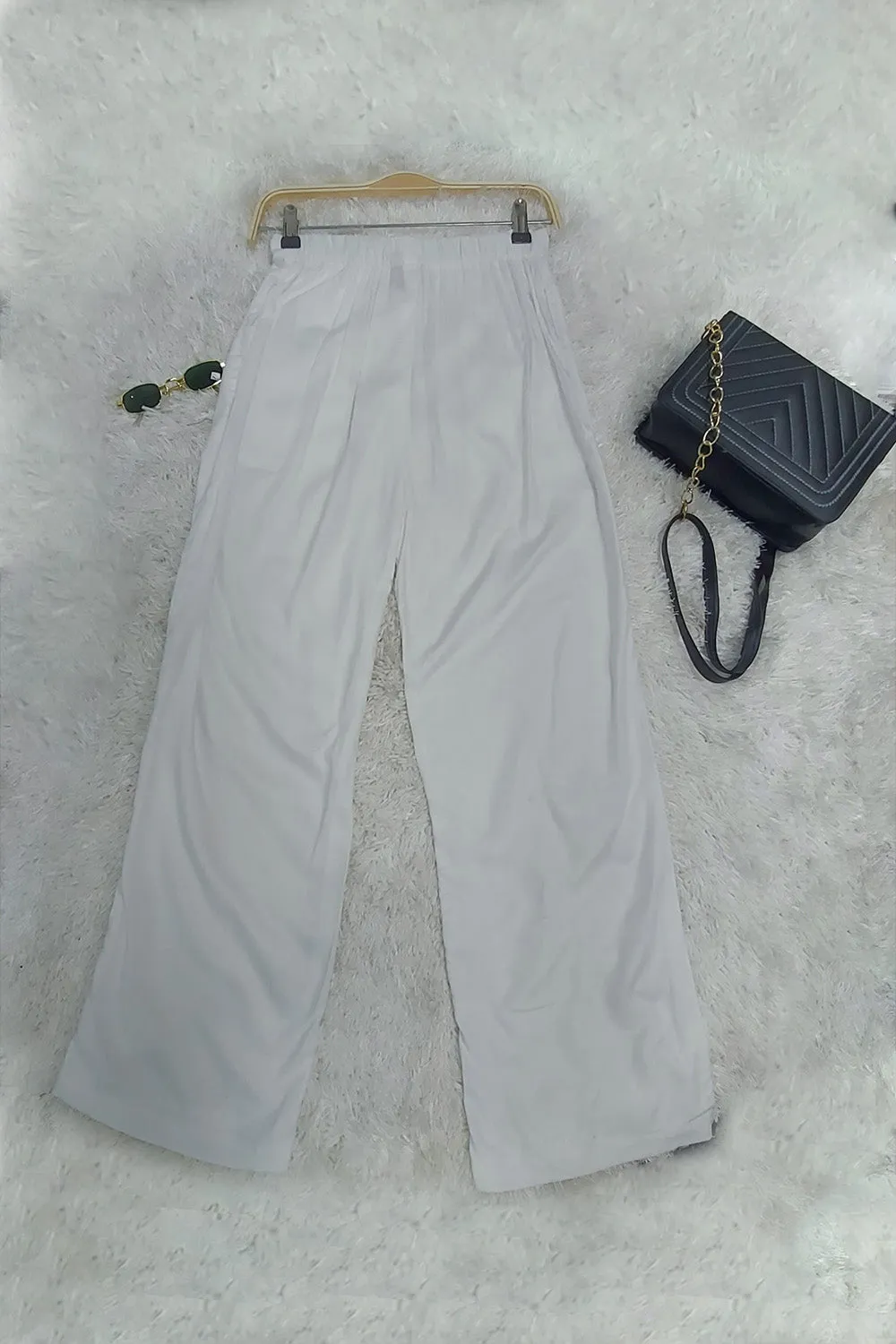 Slant Pocket Wide Leg Pants