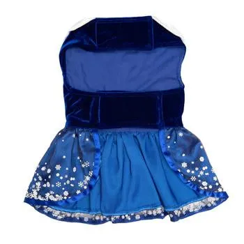 Snowflakes Dress with Matching Leash