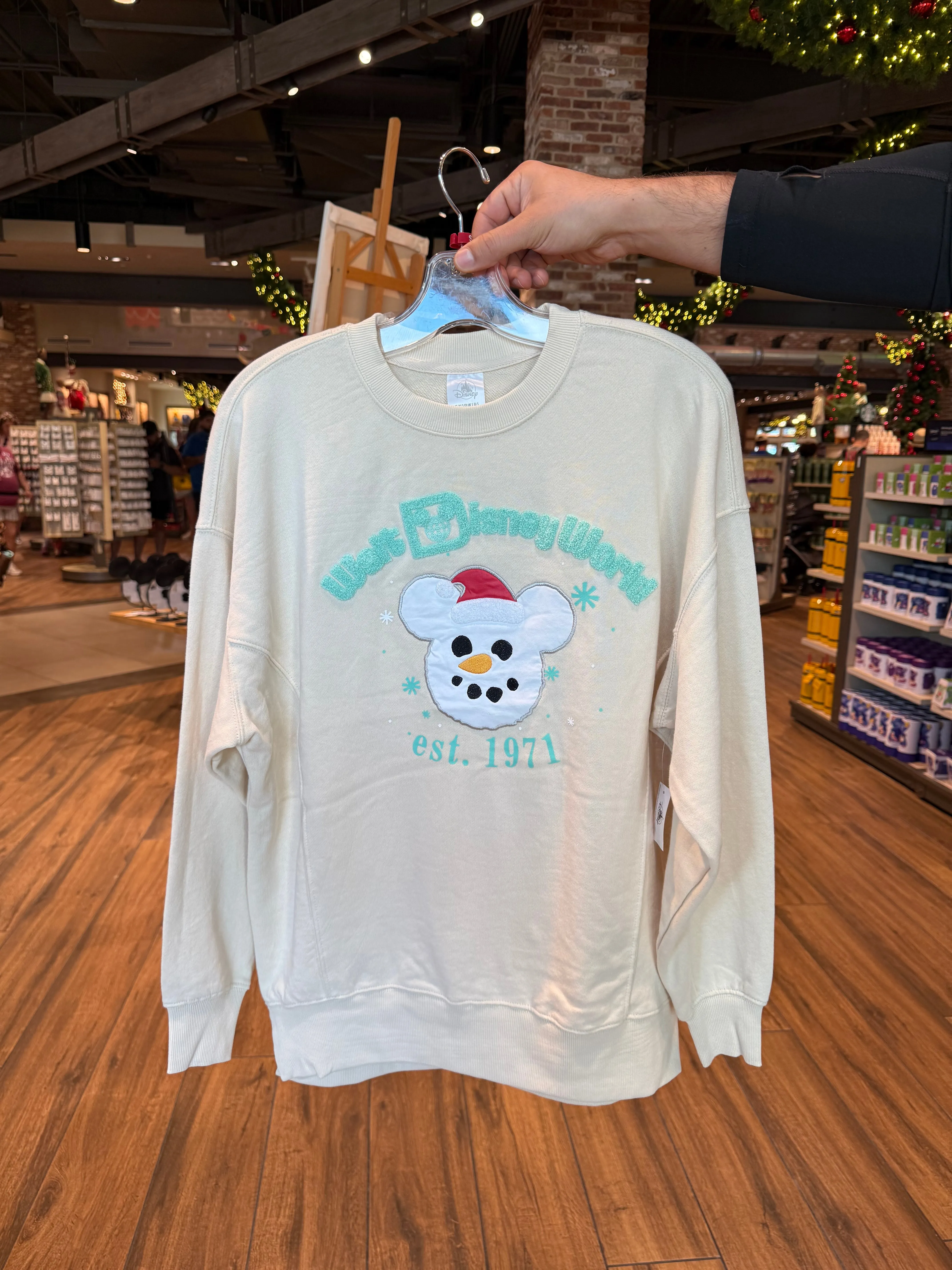 Snowman Mickey Pullover