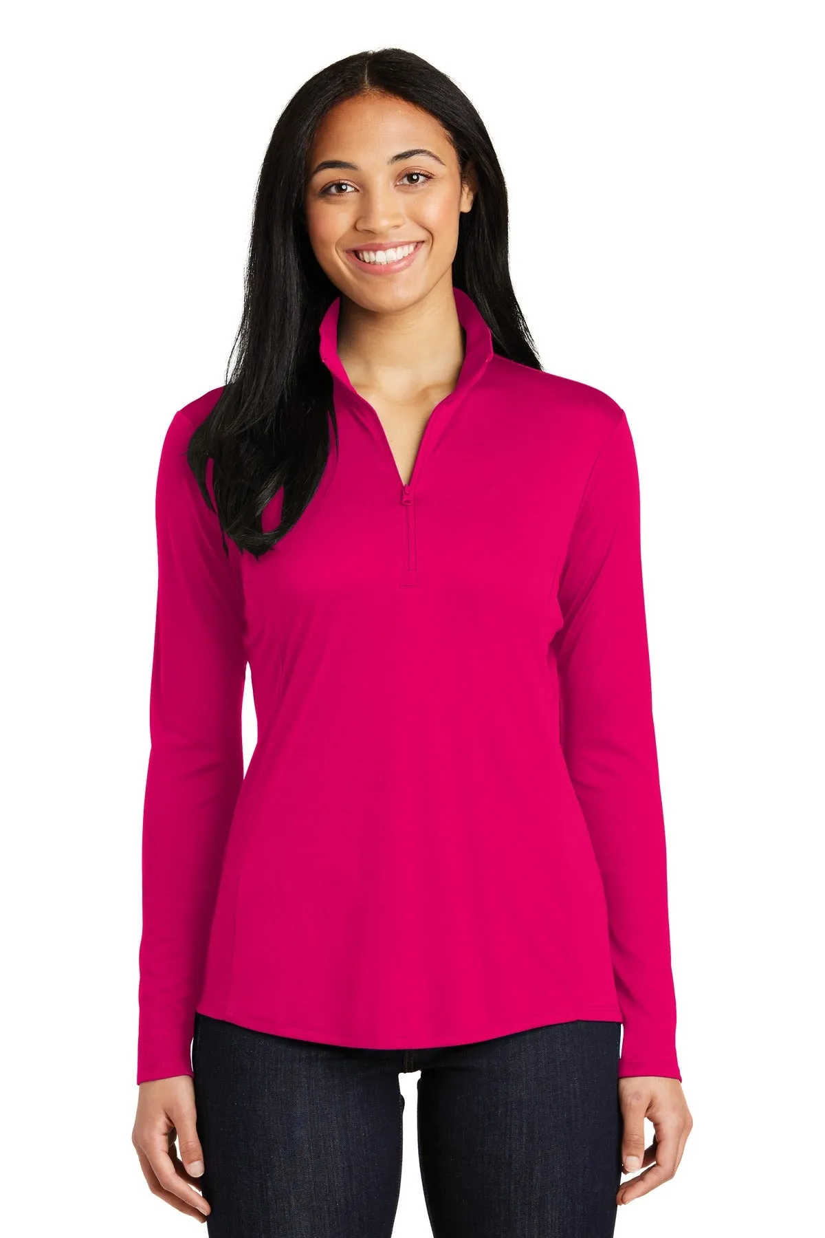 Sport-Tek® Ladies PosiCharge® Competitor™ 1/4-Zip Pullover. LST357