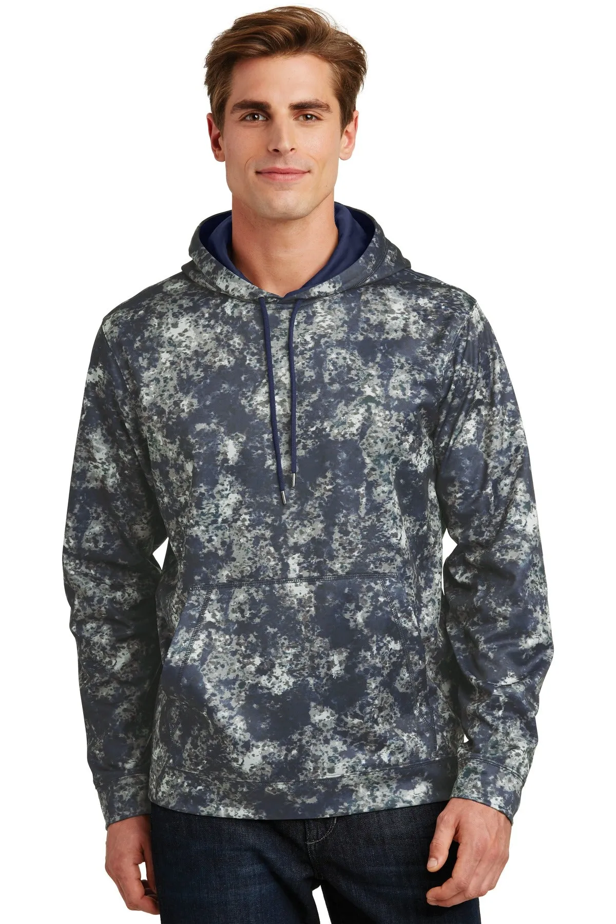 Sport-Tek® Sport-Wick® Mineral Freeze Fleece Hooded Pullover. ST230