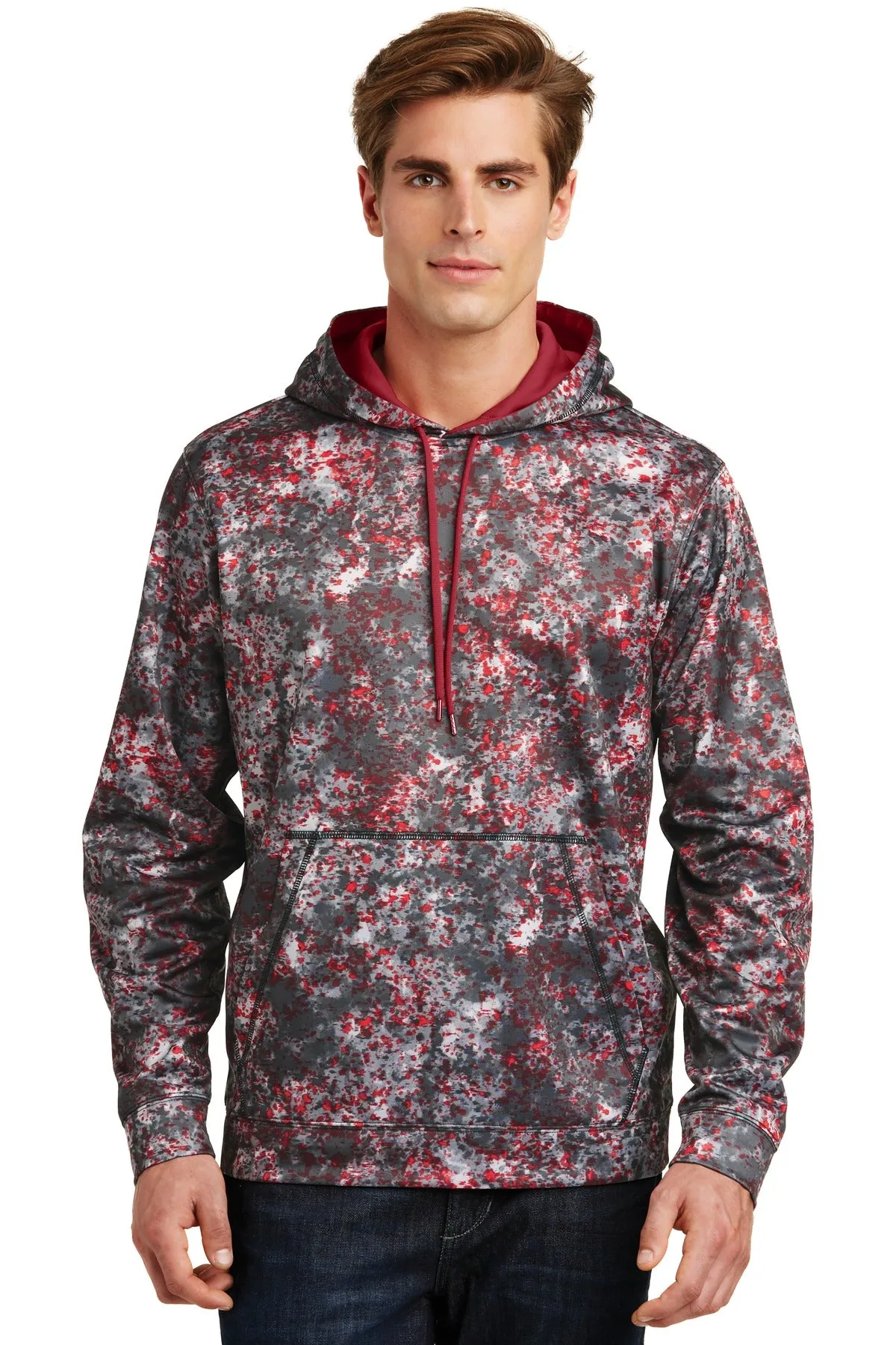 Sport-Tek® Sport-Wick® Mineral Freeze Fleece Hooded Pullover. ST230