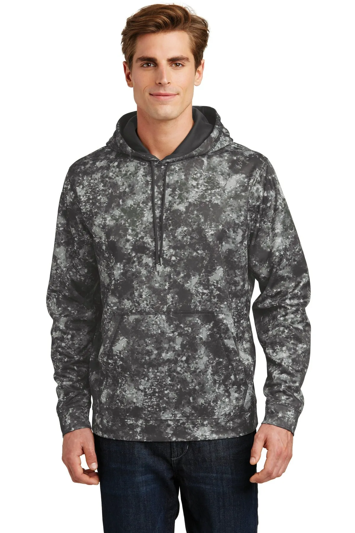 Sport-Tek® Sport-Wick® Mineral Freeze Fleece Hooded Pullover. ST230