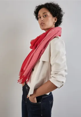 Street One long  fluffy scarf. Mandarin 572549