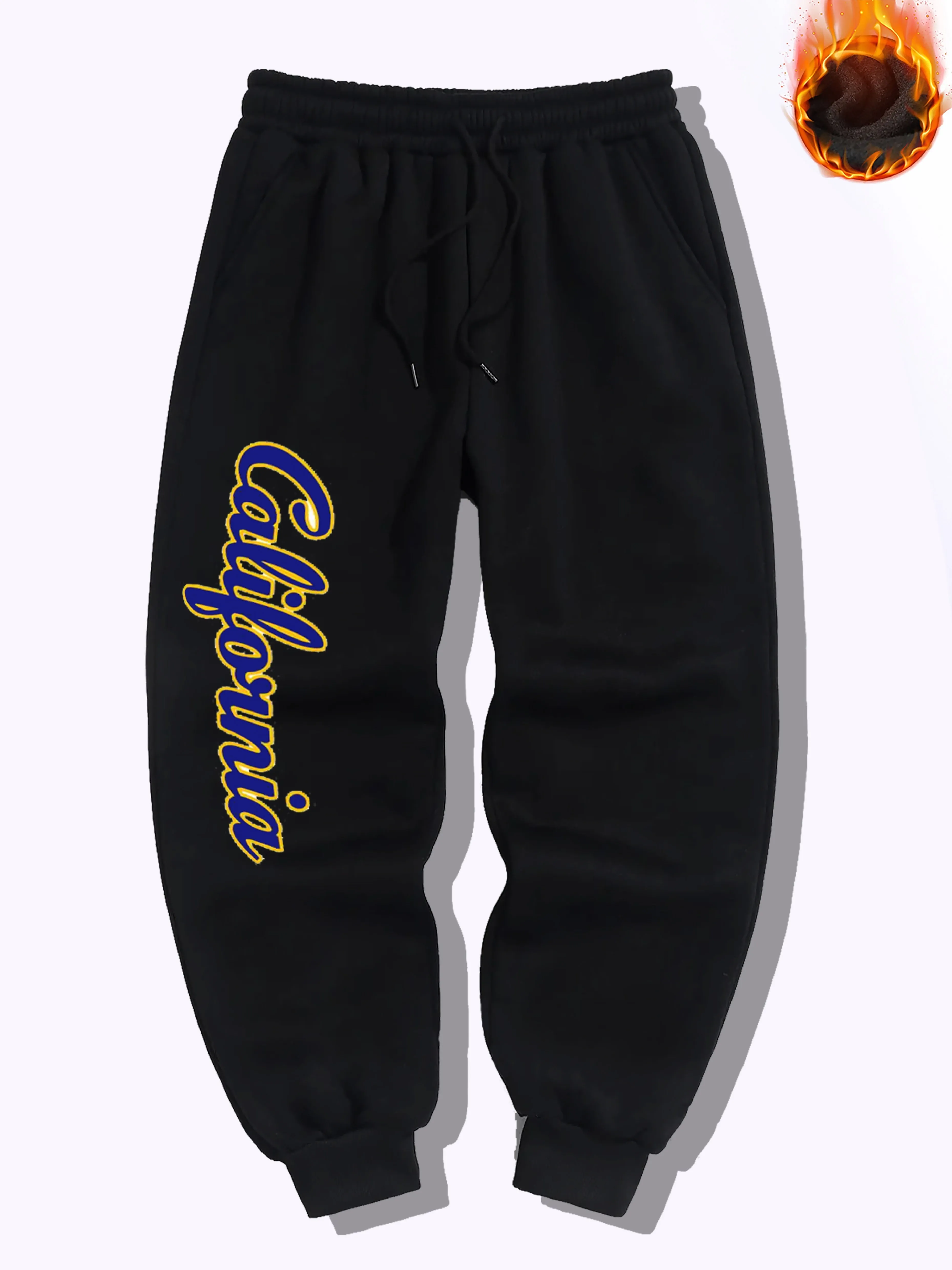 Stylish Streetwear Mens Print Drawstring Sweatpants a Perfect Gift