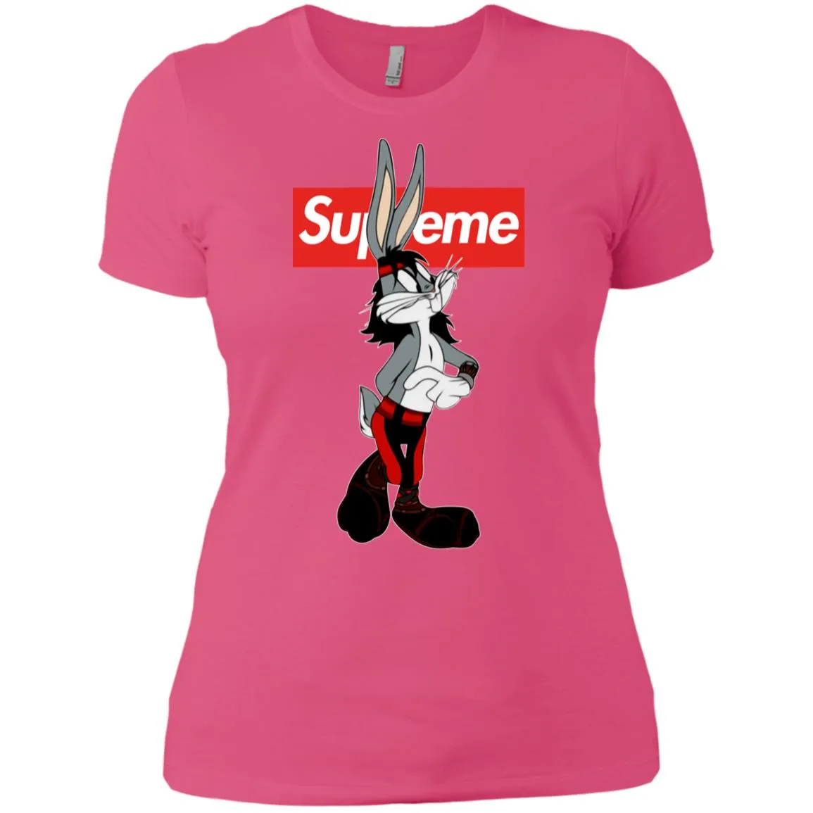 Supreme Rabbit T-shirt Women Cotton T-Shirt