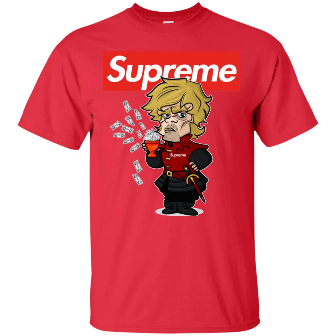 Supreme Tyrion Game Of Thrones T-shirt Men Cotton T-Shirt