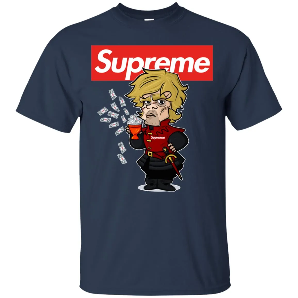 Supreme Tyrion Game Of Thrones T-shirt Men Cotton T-Shirt