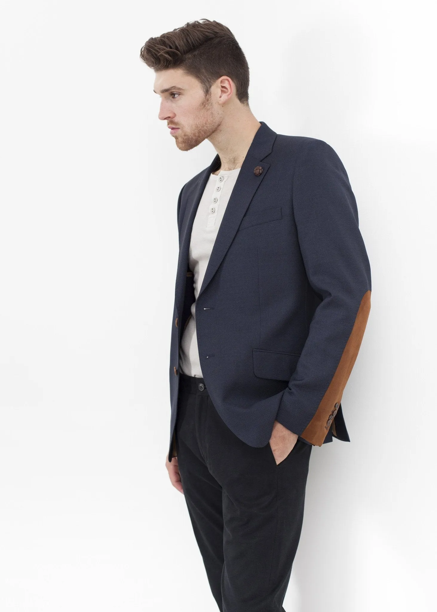 Swift Low Blazer in Navy