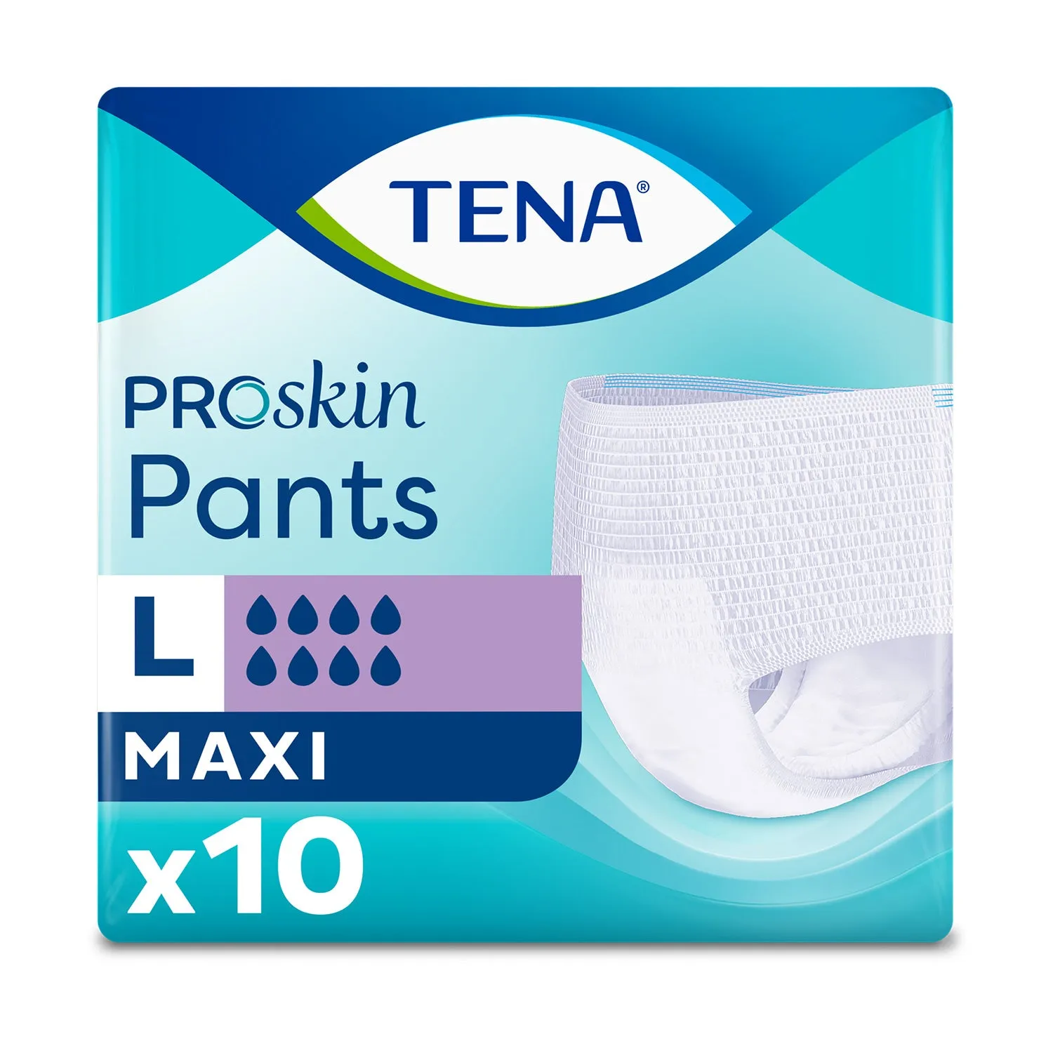 TENA Pants Maxi ProSkin Large - Comfortabele, Ademende Incontinentiebroekjes met Hoge Absorptie