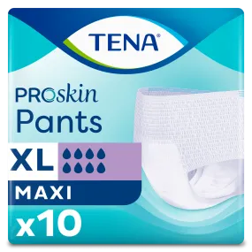 Tena ProSkin Pants Maxi XL 10 | Maximale Bescherming & Comfort | Dag & Nacht