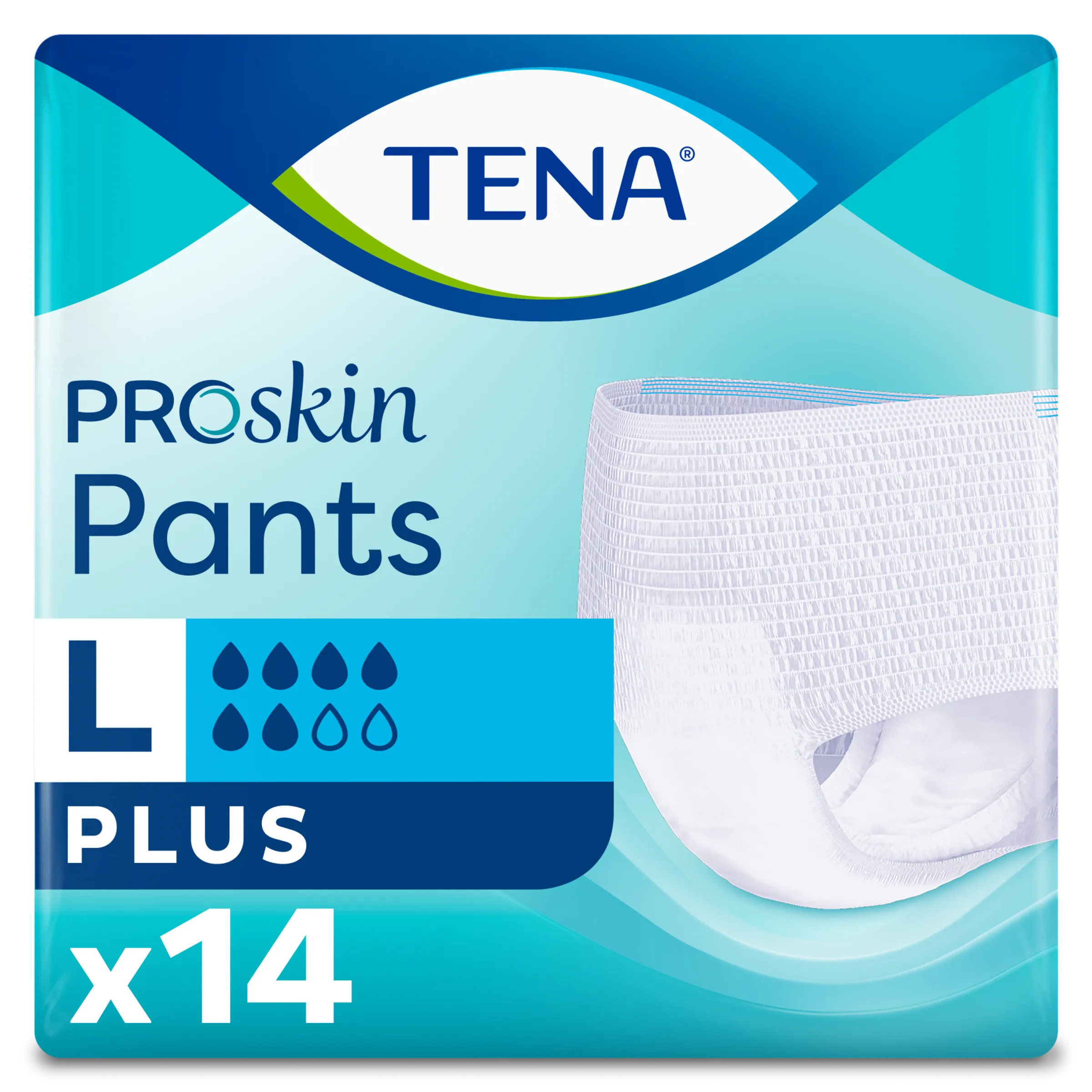 Tena Proskin Pants Plus Large 14 - Comfortabel incontinentiebroekje met hoge absorptie