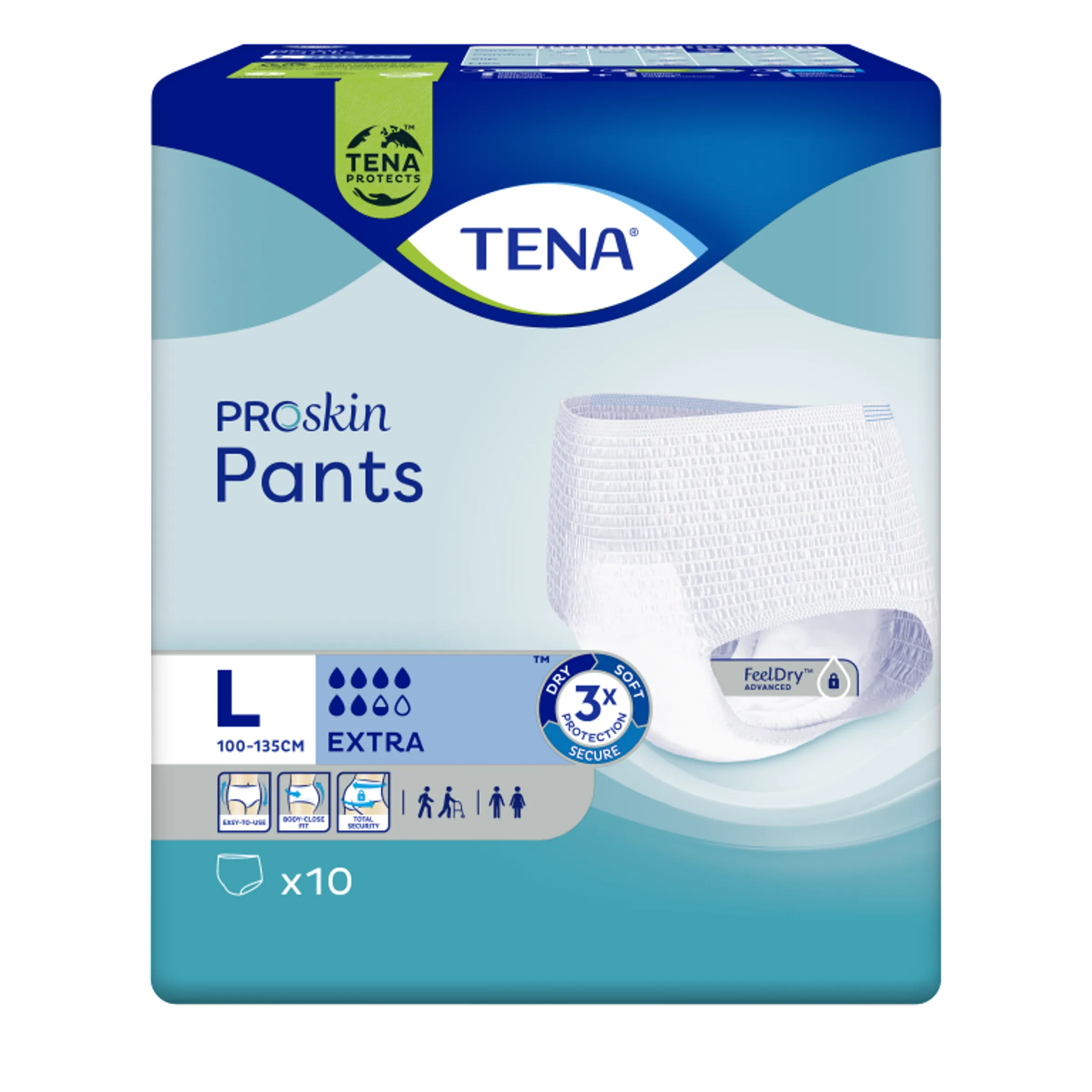 Tena Proskin Pants Plus Large 14 - Comfortabel incontinentiebroekje met hoge absorptie