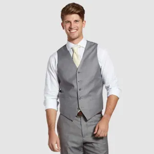 Textured Gray Vest