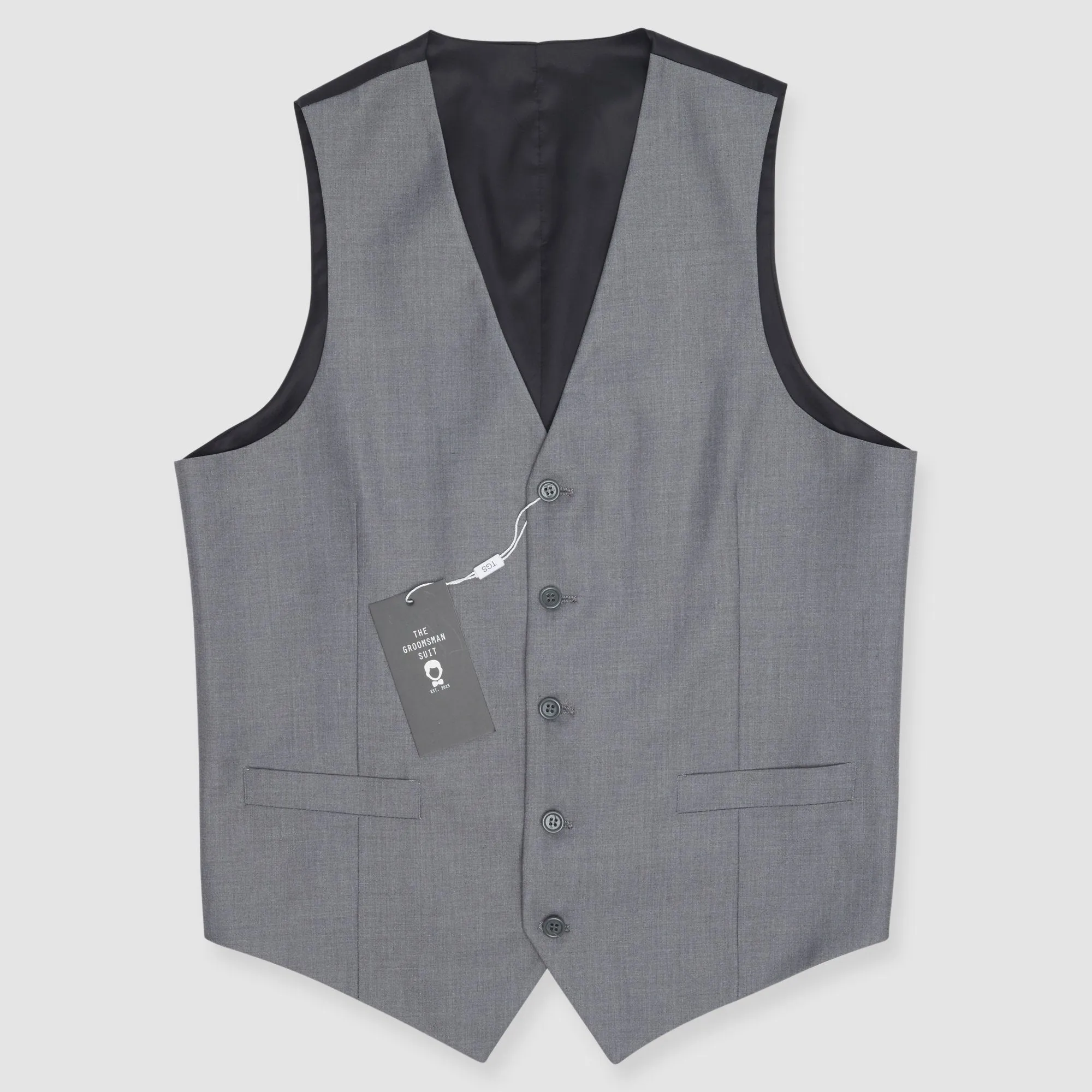 Textured Gray Vest