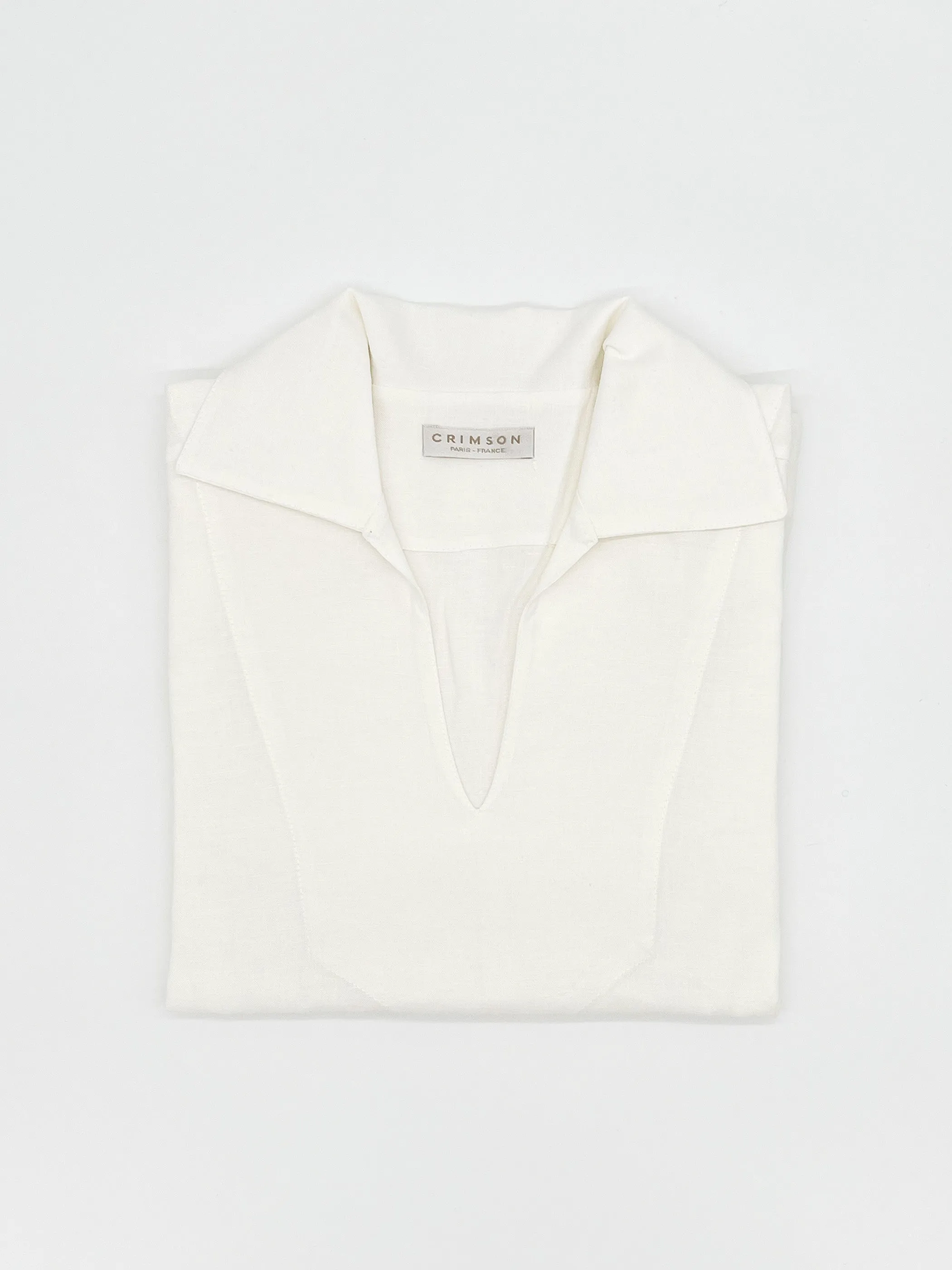 THE LINEN CAPRI SHIRT | ÉCRU