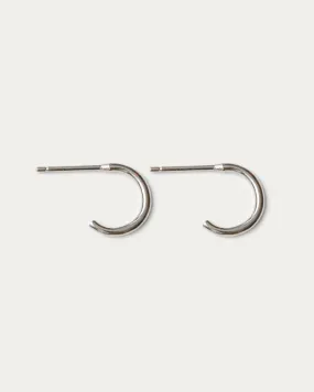 Trois Huggie Studs - Silver