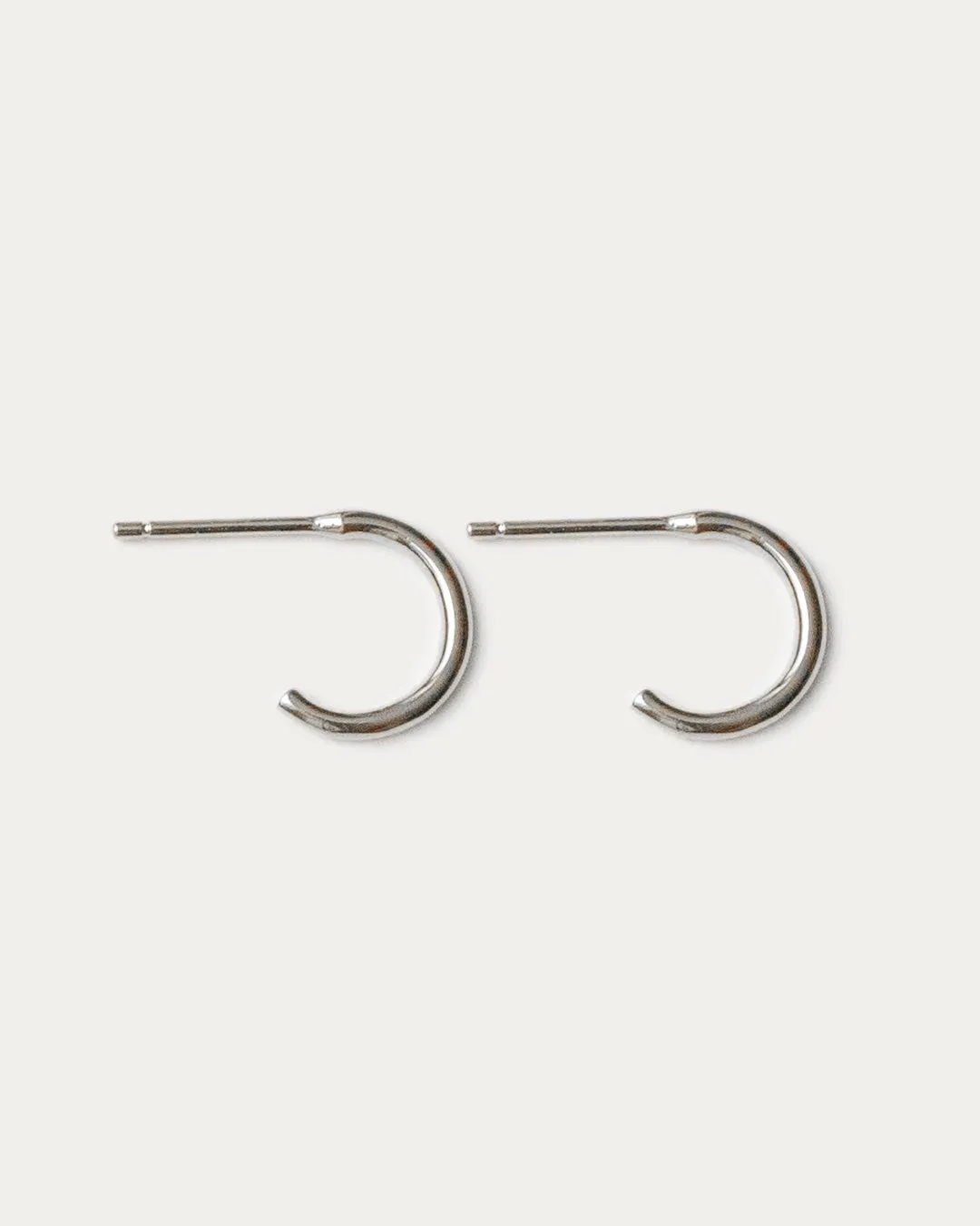 Trois Huggie Studs - Silver