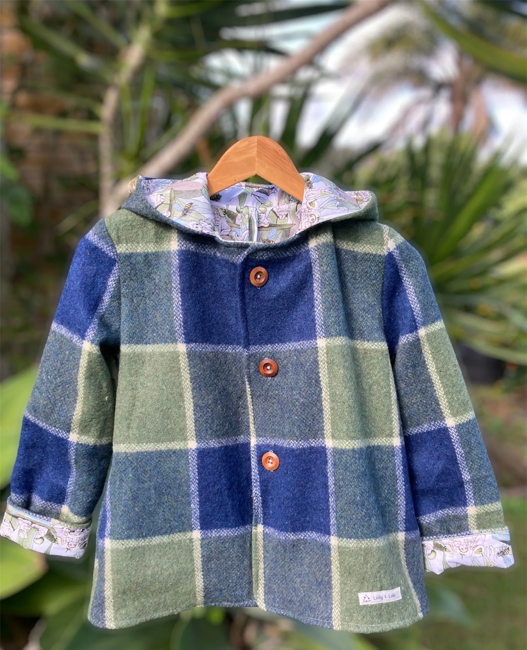 Upcycled Wool Coat size 4