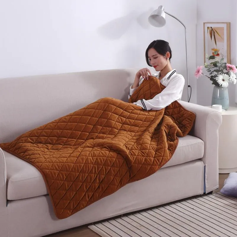 USB Shawl Warm Body Electric Heating Blanket 5v Low Voltage