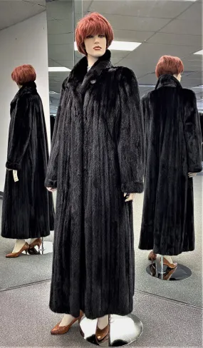 Used Black Mink Coat