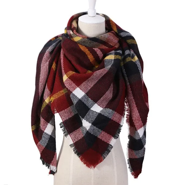 VenusFox Winter Triangle Blanket Scarf