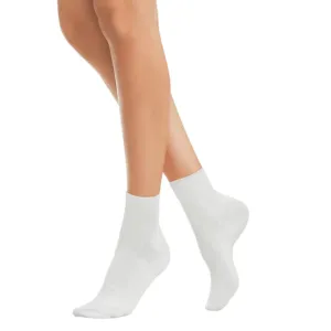 White Seamless Feel  Sensory Socks