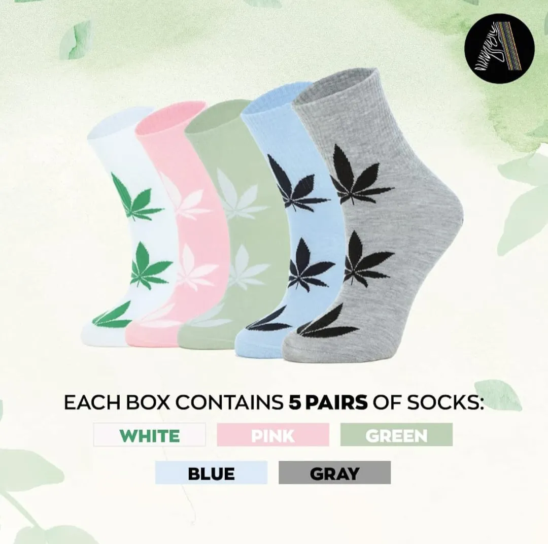 (Women) Adabella Above Ankle Premium Bamboo Socks/5 Pack/Soft/Comfortable/Thin/Seamless/Moisture Wicking/Breathable/5 Pack/Size 6-10