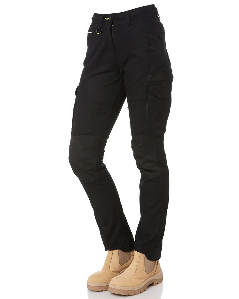 Womens Flex and Move Cargo Pants - Black