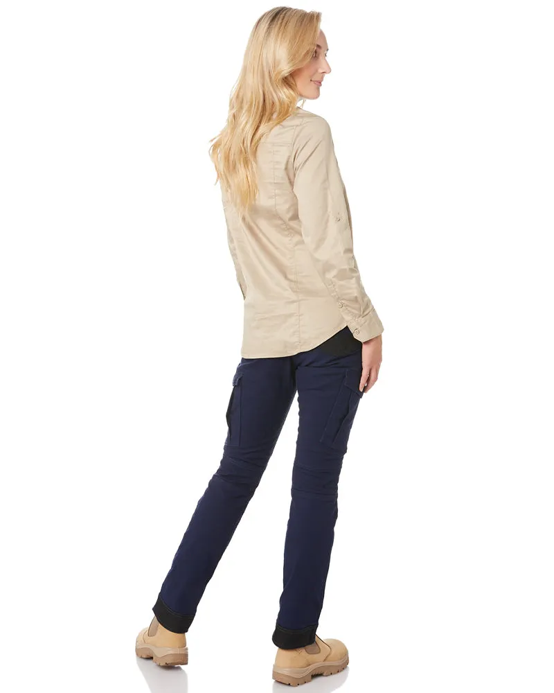 Womens Flex and Move Cargo Pants - Navy