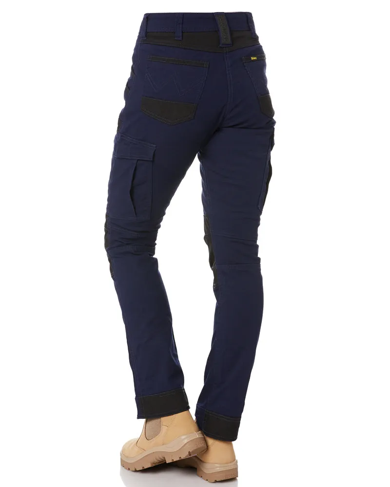 Womens Flex and Move Cargo Pants - Navy