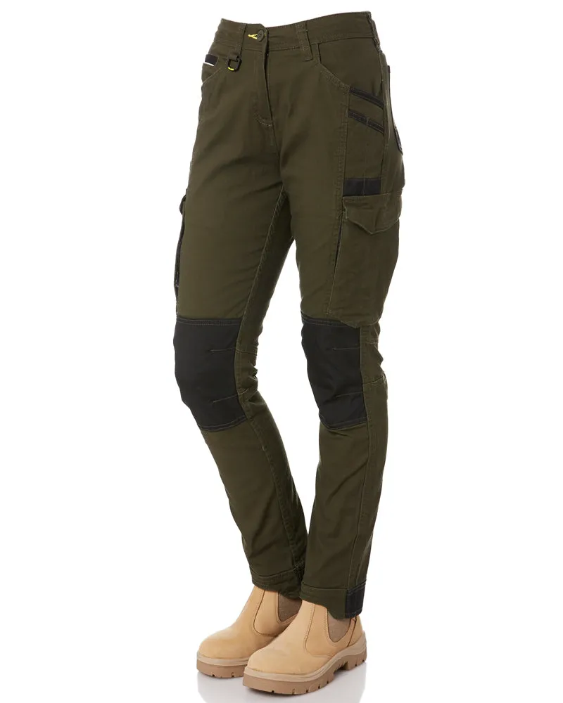 Womens Flex and Move Cargo Pants - Olive