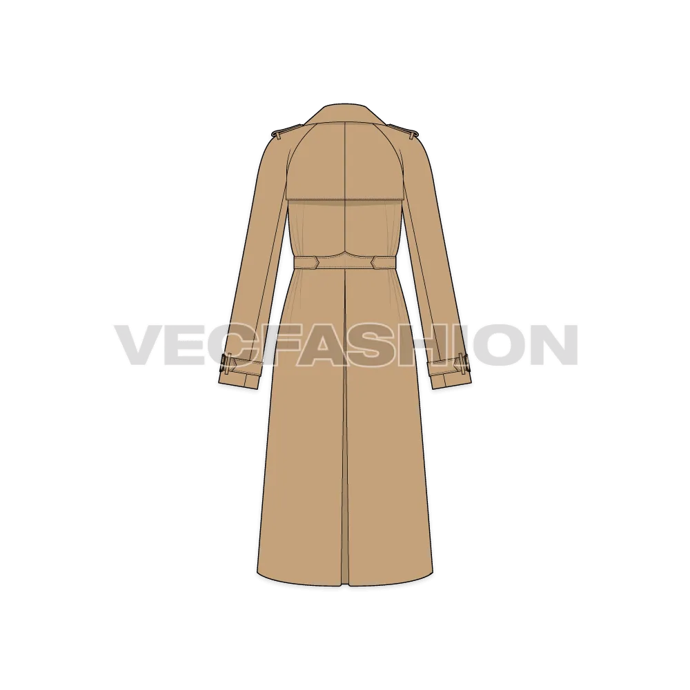 Women's Khaki Trench Coat