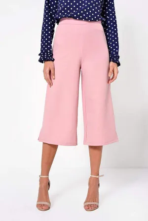 Womens Wide Leg Culottes Pants