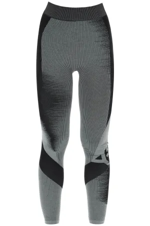 Y-3 two-tone knit leggings